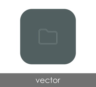 vektör çizim tasarım Klasör simgesinin