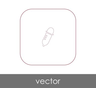 Damlalık işareti simgesi, vektör çizim