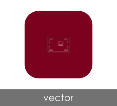 vektör çizim tasarım kamera odak simgesinin