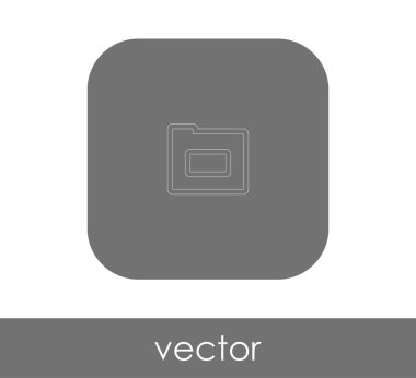 vektör çizim tasarım Klasör simgesinin