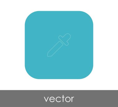 Damlalık işareti simgesi, vektör çizim