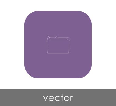 vektör çizim tasarım Klasör simgesinin