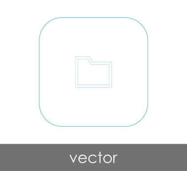 vektör çizim tasarım Klasör simgesinin