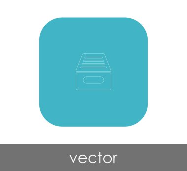 web tasarım ve uygulamalar için arşiv simge