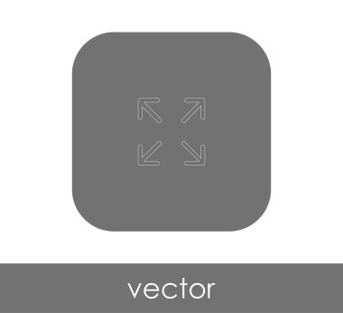 okları simge vektör Illustration. Logo