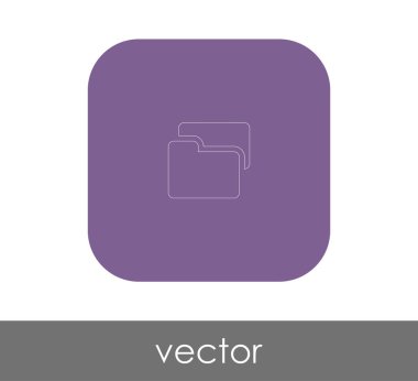 vektör çizim tasarım Klasör simgesinin