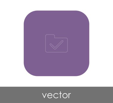 vektör çizim tasarım Klasör simgesinin