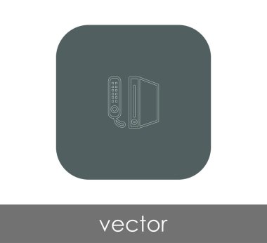 Oyun çubuğu düz simgesi