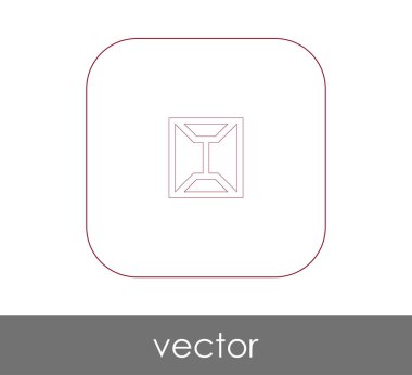 zarf simgesi, logo, vektör çizim 