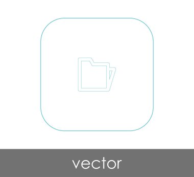 vektör çizim tasarım Klasör simgesinin