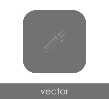 Bırakıcı simgesi vektör illüstrasyonu 