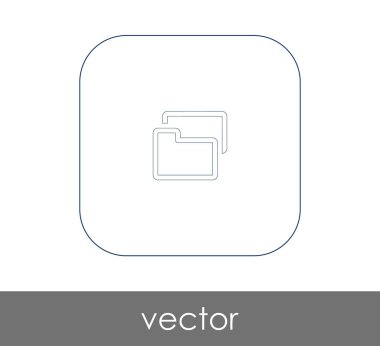 vektör çizim tasarım Klasör simgesinin