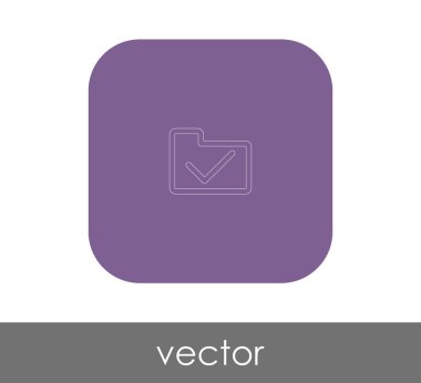 vektör çizim tasarım Klasör simgesinin