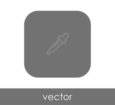 Bırakıcı simgesi vektör illüstrasyonu 