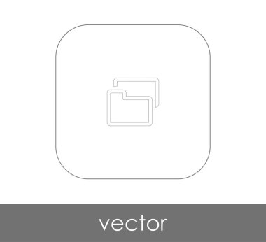 vektör çizim tasarım Klasör simgesinin