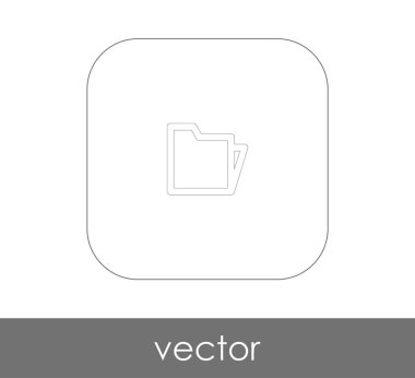 vektör çizim tasarım Klasör simgesinin