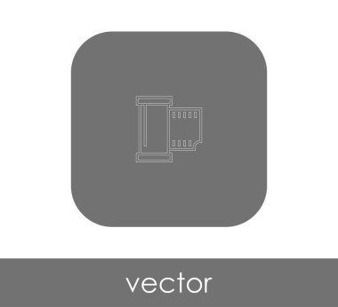 web tasarım ve uygulamaları, vektör çizim için film simgesi 