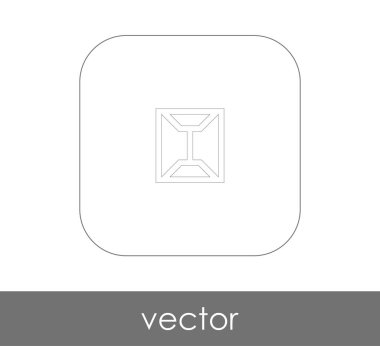 zarf simgesi, logo, vektör çizim 