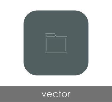 vektör çizim tasarım Klasör simgesinin