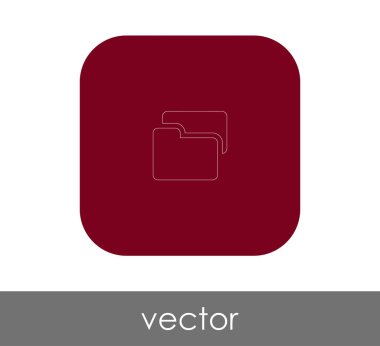 vektör çizim tasarım Klasör simgesinin