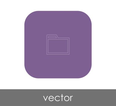vektör çizim tasarım Klasör simgesinin