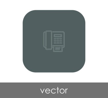 Faks makinesi simgesi