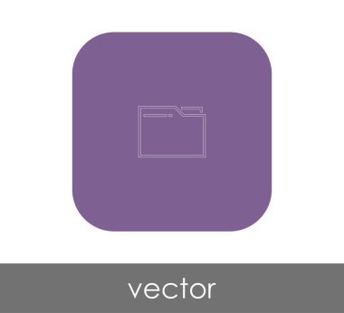 vektör çizim tasarım Klasör simgesinin