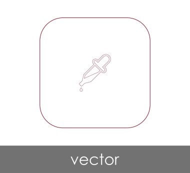 Damlalık simgesini vektör çizim, logo