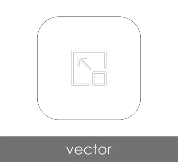 Vector Illustration Design Screen Icon — Stock Vector