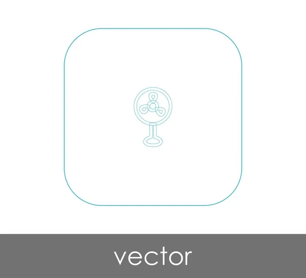 Icono del ventilador — Vector de stock