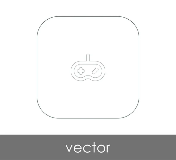 Icône Joystick Logo Illustration Vectorielle — Image vectorielle