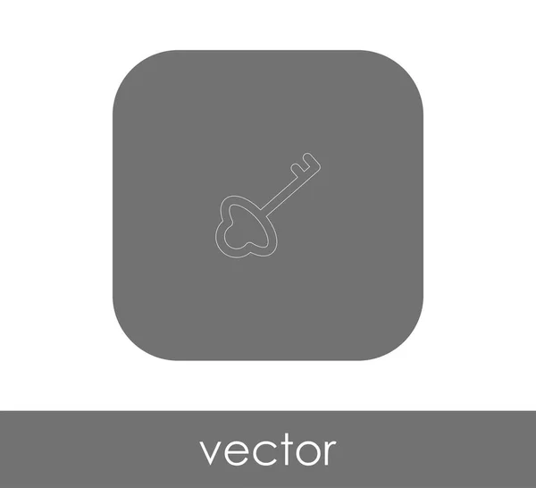 Anahtar ikonu tasarımı — Stok Vektör