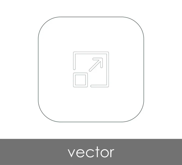 Vector Illustration Design Screen Icon — Stock Vector