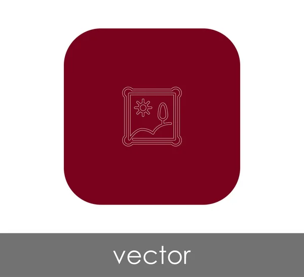 Illustration Vectorielle Conception Icône Cadre — Image vectorielle