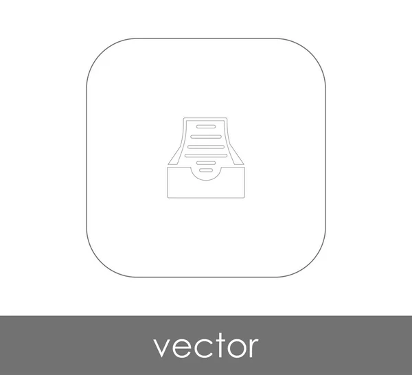 Ícone Web Download Ilustração Vetorial — Vetor de Stock