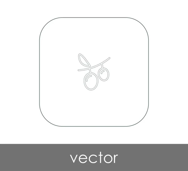 Vektor Illustration Design Des Traubensymbols — Stockvektor