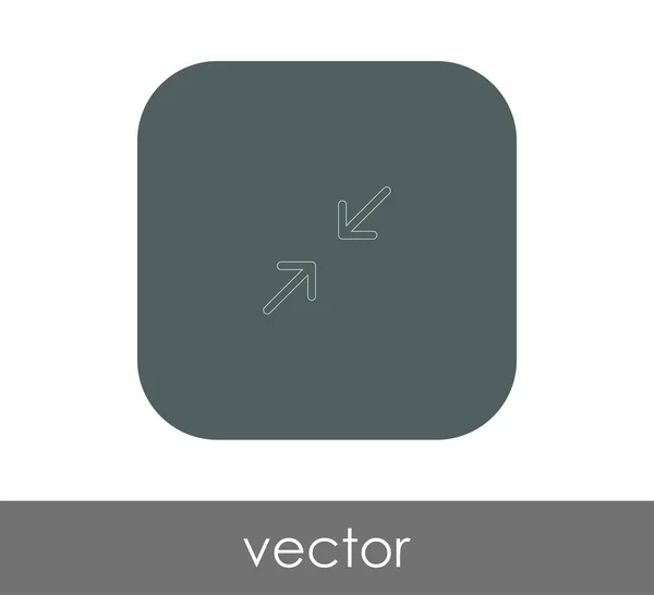 Návrh Vektorové Ilustrace Ikony Šipky — Stockový vektor