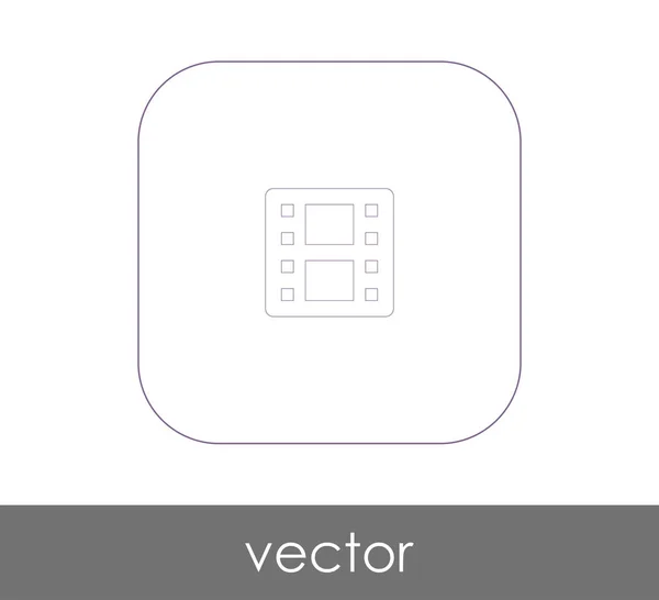 Icono de película — Vector de stock