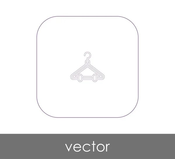 Vektor Illustration Design Des Kleiderbügel Symbols — Stockvektor