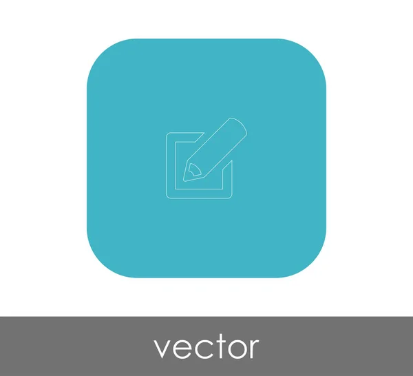 Vektoros Illusztráció Tervezési Koncepció Ikon Szerkesztése — Stock Vector