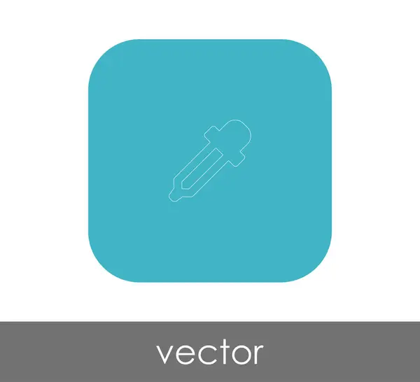 Icona Segno Dropper Illustrazione Vettoriale — Vettoriale Stock