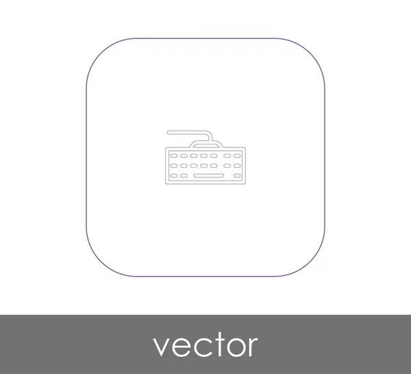 Icono Clave Para Diseño Web Las Aplicaciones — Vector de stock