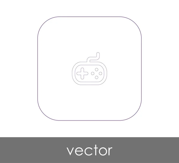 Joystick ícone plano — Vetor de Stock