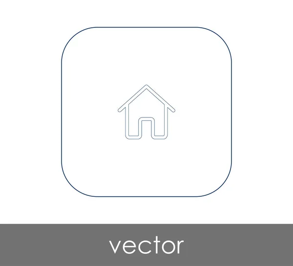 Home Symbol Logo Vektorillustration — Stockvektor