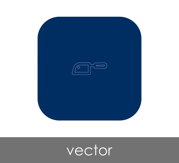 Cuchillo Icono Plano Vector Ilustración — Vector de stock