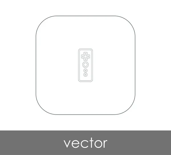 Joystick ícone plano — Vetor de Stock