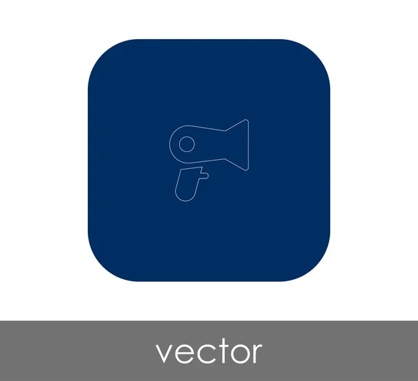 Иконка Фена Векторная Иллюстрация — стоковый вектор
