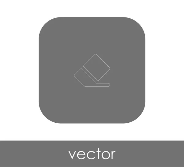 Radiergummi Symbol Vektor Illustration Logo — Stockvektor