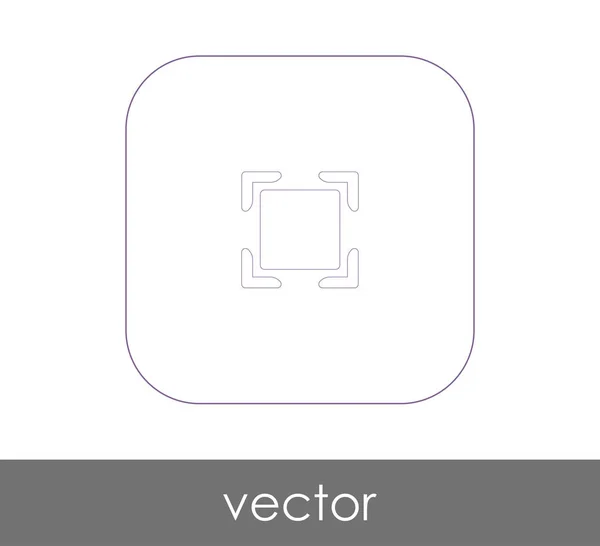 Diseño Ilustración Vectorial Del Icono Pantalla — Vector de stock