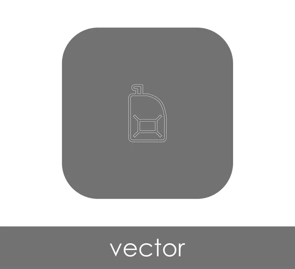 Ícone Lata Combustível Para Web Design Aplicações Ilustração Vetorial — Vetor de Stock